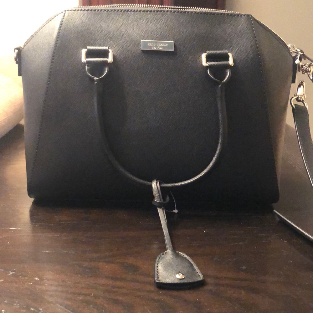 Kate Spade brand new authentic black medium satchel purse.